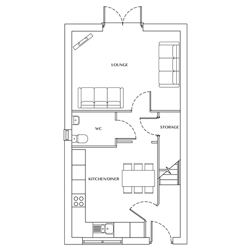 The Hogarth 3 Bedroom Homes in Seacroft - Timeless by Space Homes