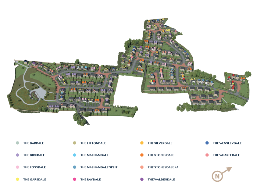 2 to 4 Bedroom Homes near Huddersfield Cromwell Gardens by Space Homes